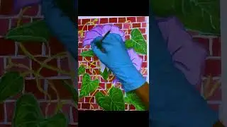 Morning glory painting#shorts #flowerpainting