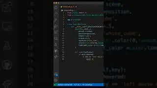 How to create Minecraft using python#minecraft #coding #shorts