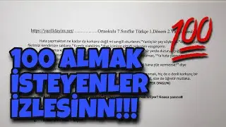 7.Sınıf Türkçe 1.Dönem 2.Yazılı