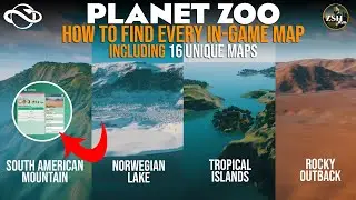 Planet Zoo Map Tutorial | 16 unique biomes to build your zoo in!