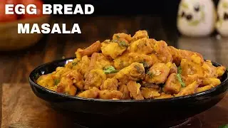 Egg Bread Masala recipe