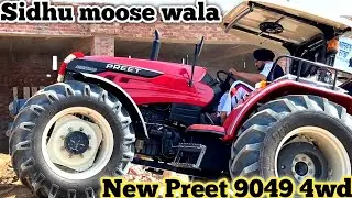 Sidhu moose wala | New Preet 9049 4wd | 360 land leveller