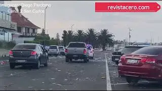 Así amaneció Punta del Este, este 1 de enero del 2026.