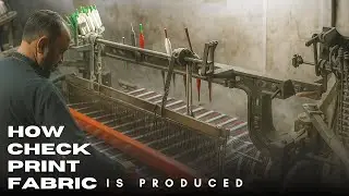 How Printed Check Fabric Is Made | Fabric Production Process | Manufacturing Business Idea 2026