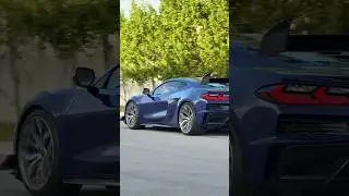 $250,000 Chevy Corvette C8 ZR1 lowered on $13,000 Forged Wheels! VelosDesign #zr1 #corvette #rich