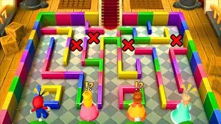 マリオパーティ10のミニゲーム マリオ Vs ピーチ Vs デイジー Vs ロゼッタCPU最強 たつじん