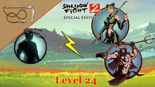 Shadow Fight 2 Special Edition Gameplay Walkthrough || Level 24 vs WASP