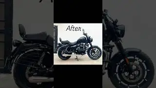 Modified Meteor 350🤘Tank riser @Beyond_Threefifty_Stellar  #customization #350cc #modified