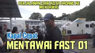 Suasana Perjalanan Dari Mentawai ke  Padang dengan Kapal Mentawai Fast 01