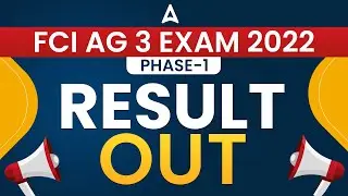 FCI AG 3 RESULT 2023 Phase 1 | How to Check FCI AG 3 Result 2023?