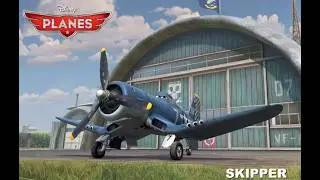 Planes (2013) - Skipper Riley - The American WW2 Plane (3D Model)