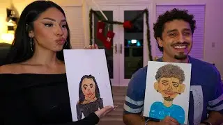 Nick Grajeda & Destiny Marie Paint And Sip Together!