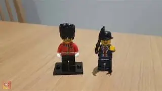 Lego Hamleys Exclusive Royal Guard Minifigure 5005233 and Lego 40308 Lester Minifigure UK Exclusive