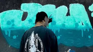 Graffiti tagging solo and letters with friends - Mission #02