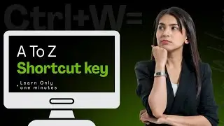 A to Z Computer Shortcut Keys | Computer Learning Fast! You MUST Know! 😱⌨️