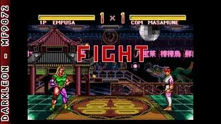 Sega CD - Burning Fists - Force Striker &copy; 1994 Sega # Unreleased - Gameplay