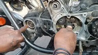 Hero Splendor BS4# bike ki bike ki timing chain dalne ka sabse aasan tarika#@VIPIN kumar