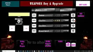 Die to Survive - Weapon Upgrade System Test (for better Lightgun use (WIP)).