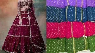 #sequence fabric से बनाए #partywear #लहंगा💠| #trending #bridal lehanga fabric & #lehenga design