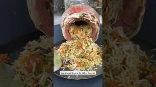 Veg Handi Biryani Rs 300/- Only😍 #youtubeshorts #trending #viral #biryani #vegetables