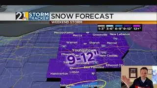Friday AM Update On Blockbuster Weekend Snow Storm