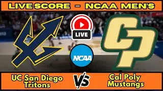🔴 UC San Diego Tritons vs Cal Poly Mustangs | NCAA Men&rsquo;s Basketball | Live Score Update January 1