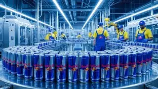 Inside the Red Bull Factory: From Raw Ingredients to Finished Energy Drink (Full Process)