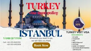 Turkey visa Deal(تُرکی ویزہ ڈیل)