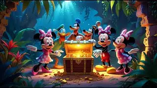 Mickey & Minnie Jungle Treasure Adventure 💎 | Kids 3D Cartoon