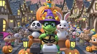 🌙🎃 A Magical Halloween Night with Chirpy and Friends! 🐤🐰🐼🐢