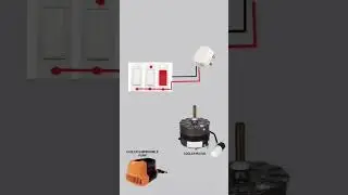 cooler motor connection switch board # cooler connection # cooler water motor connection #shortvideo