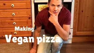 Making vegan pizza | enkel norsk vegansk pizza