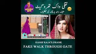 Fake Walk Through Gate| Prank By Hanif Raja