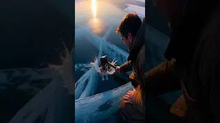 emotional animal rescue, kitten rescue story, cat rescue from ice, heart touching rescue, #ice