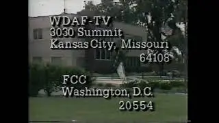 WDAF-TV 1988 FCC License Renewal Information (1987)