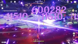 C3 Raiden Hypercarry vs Setekh Wenut (one rotation) (Spiral Abyss 3.5 Floor 12-3-2) | Genshin Impact
