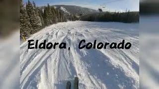 My First Time Skiing Eldora, Colorado | 8 in. Powder Day