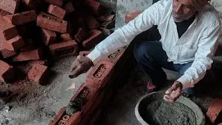 Today work Lintel ki shuttering and Bricks chunai