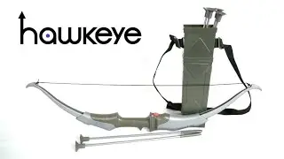 Marvel Avengers Deluxe Hawkeye Quiver with Collapsible Bow and Arrow Set from The Disney Store
