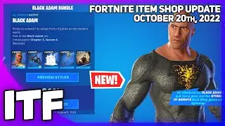 Fortnite Item Shop *NEW* BLACK ADAM SET! [October 20th, 2022] (Fortnite Battle Royale)
