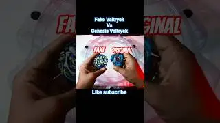 FAKE Valtryek vs ORIGINAL Genesis Valtryek 🔥 Who Wins? #beyblade #beybladeburst #viral #shorts