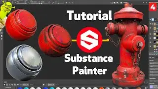 Textura Metal y Pintura (Paint Layer y Máscaras) | Tutorial Substance Painter- Parte 4
