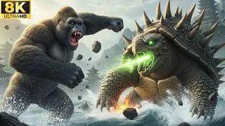 King Kong Battles the Titan Turtle of Ancient Asia &ndash; Legendary Monster Showdown | Epic King Kong