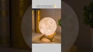 Diy moon lamp #aesthetic #lamp #moon #viral hashtags short #subscribe