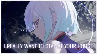 「Nightcore」I Really Want To Stay At Your House ( 80s Synthwave Remix/Lyrics )
