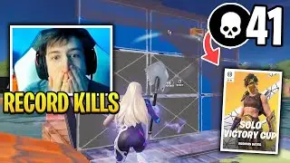WORLD RECORD 41 KILL WIN SOLO VICTORY CASH CUP FINALS 🏆    Peterbot 720p60fps
