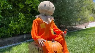 NEW 2025 spirit Halloween TRICK R’ TREAT SAM ANIMATRONIC unboxing/setup