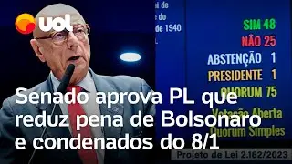 Senado aprova PL da Dosimetria, que reduz penas de Bolsonaro e do 8/1; texto vai &agrave; san&ccedil;&atilde;o de Lula