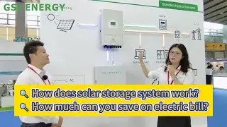How  GSL solar storage system work and save on electric bill? | LiFePO4 Battery Solar Storage System