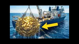 Giant Deep-Sea Treasure Mining Machine Extracts Gold and Diamonds from the Seabed